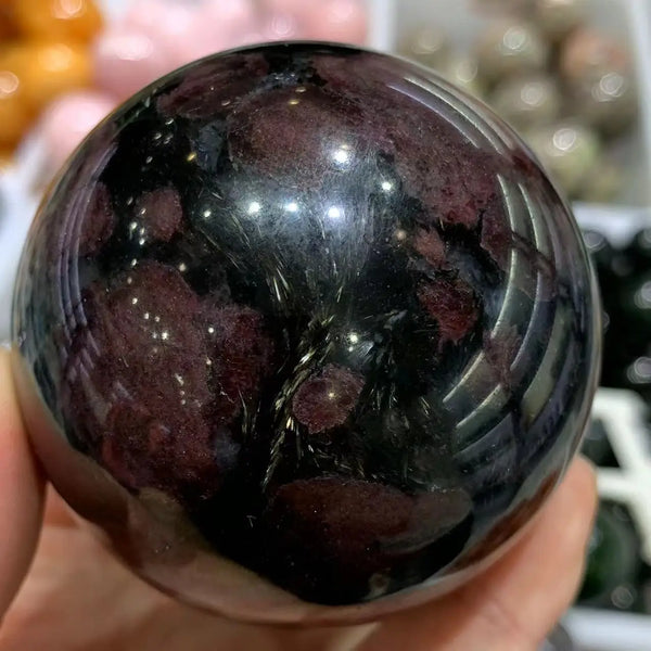 Red Garnet Crystal Ball-ToShay.org