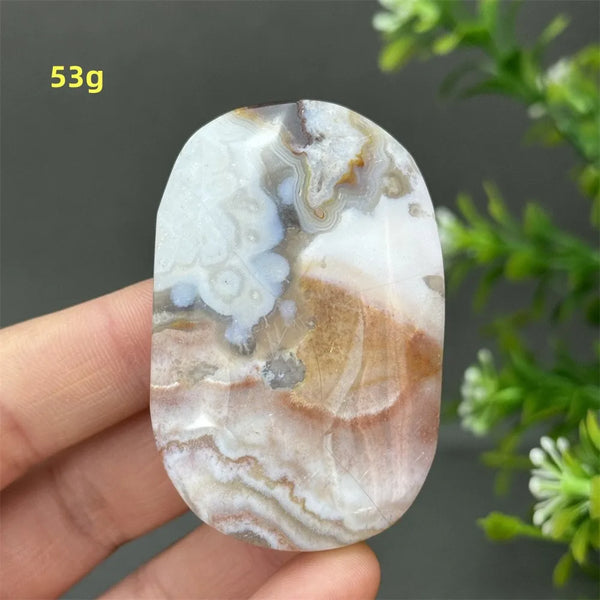 Red Agate Palm Stone-ToShay.org