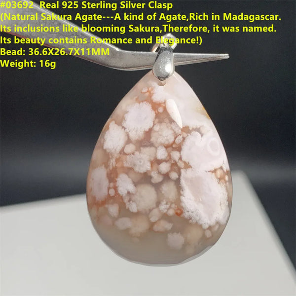 Pink Sakura Agate Pendants-ToShay.org
