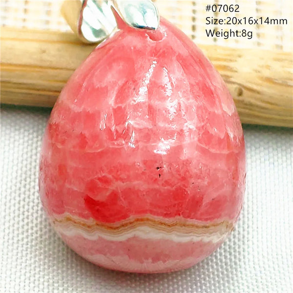 Red Rhodochrosite Pendant-ToShay.org