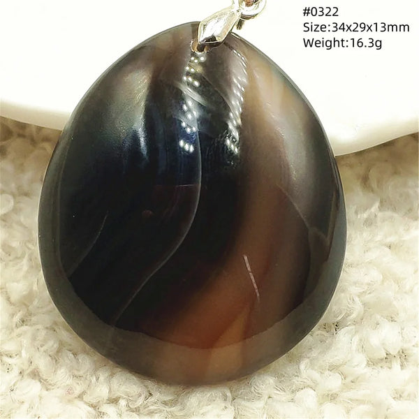 Black Red Agate Pendant-ToShay.org