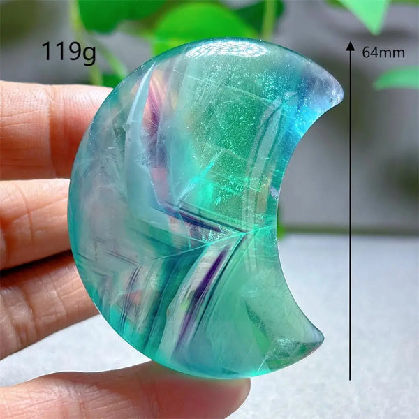 Rainbow Fluorite Moon-ToShay.org