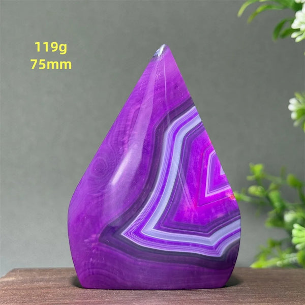 Purple Agate Torch-ToShay.org