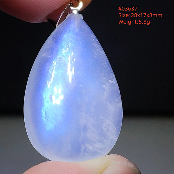 Blue Light Moonstone Pendant-ToShay.org