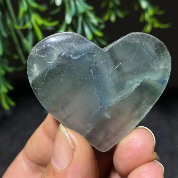 Blue Fluorite Heart-ToShay.org