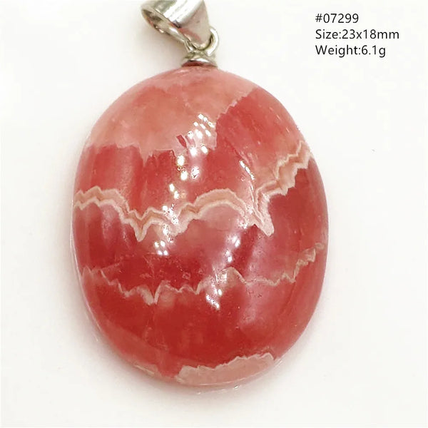 Red Rhodochrosite Pendant-ToShay.org