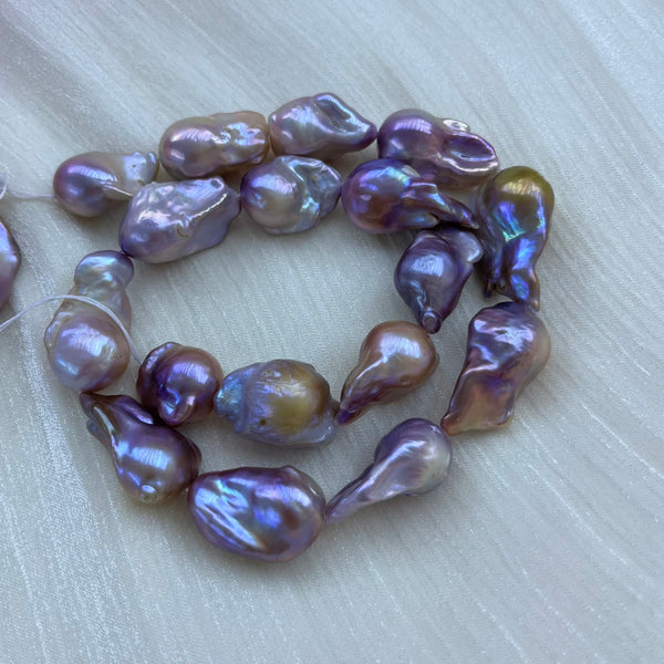 Purple Pearl Tail Beads-ToShay.org