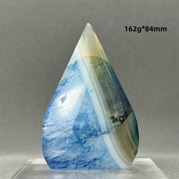 Blue Agate Torch-ToShay.org