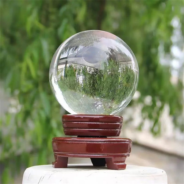 Clear Crystal Glass Ball-ToShay.org