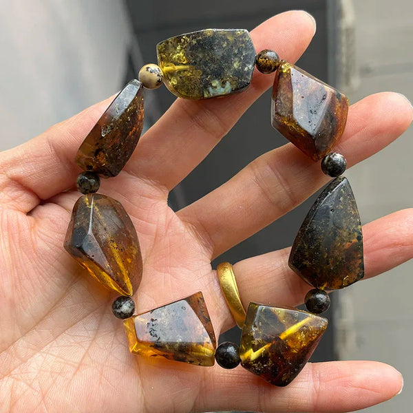 Yellow Amber Bracelet-ToShay.org