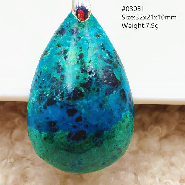 Blue Green Malachite Pendant-ToShay.org