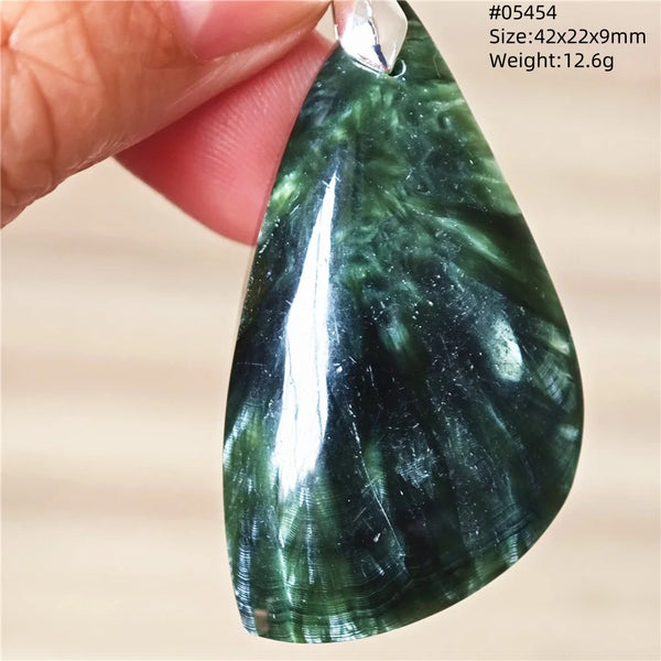 Green Seraphinite Pendant-ToShay.org
