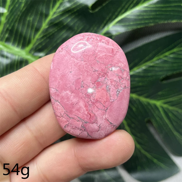 Pink Peach Jade Palm Stone-ToShay.org