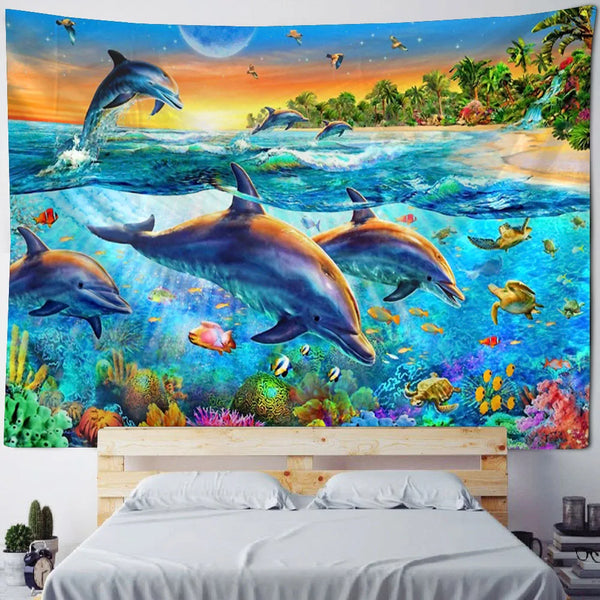 Dolphin Tapestry-ToShay.org