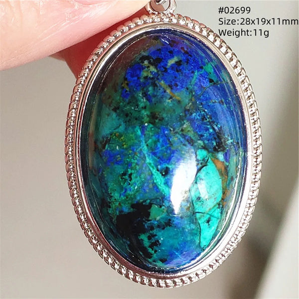 Blue Azurite Pendant-ToShay.org