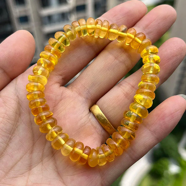 Yellow Amber Bracelet-ToShay.org