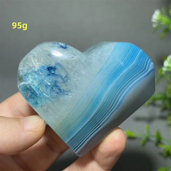 Blue Agate Heart-ToShay.org