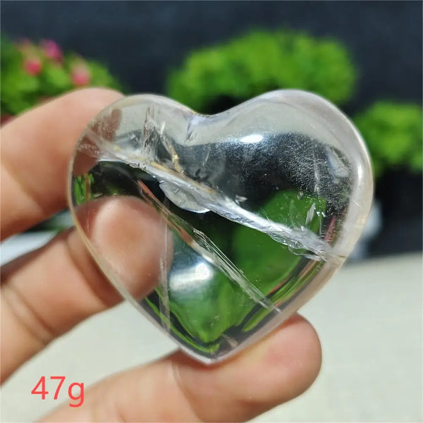 Clear Crystal Heart-ToShay.org