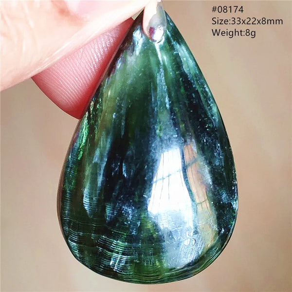 Green Seraphinite Pendant-ToShay.org
