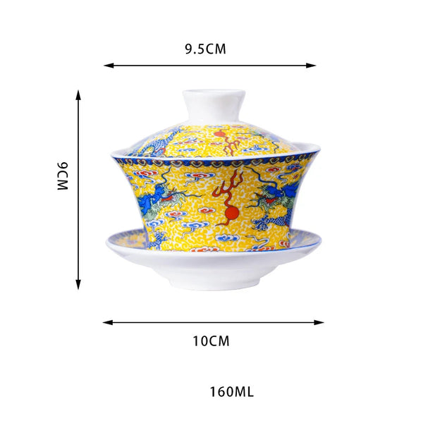 Dehua Gaiwan Porcelain Tea Bowl-ToShay.org