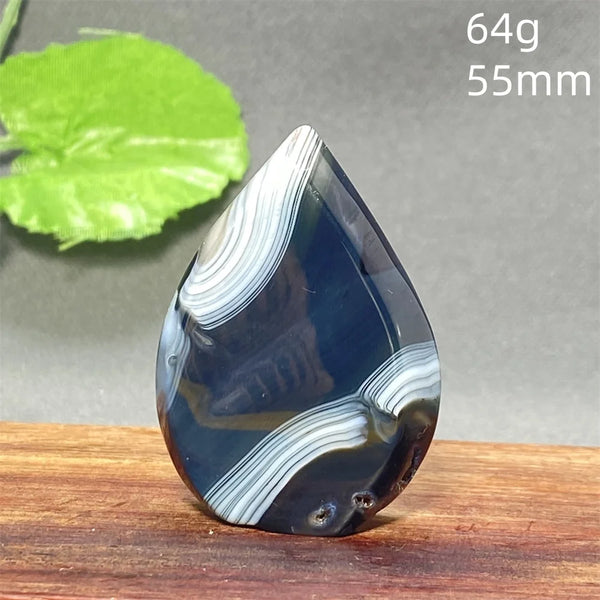 Black Silk Agate Torch-ToShay.org