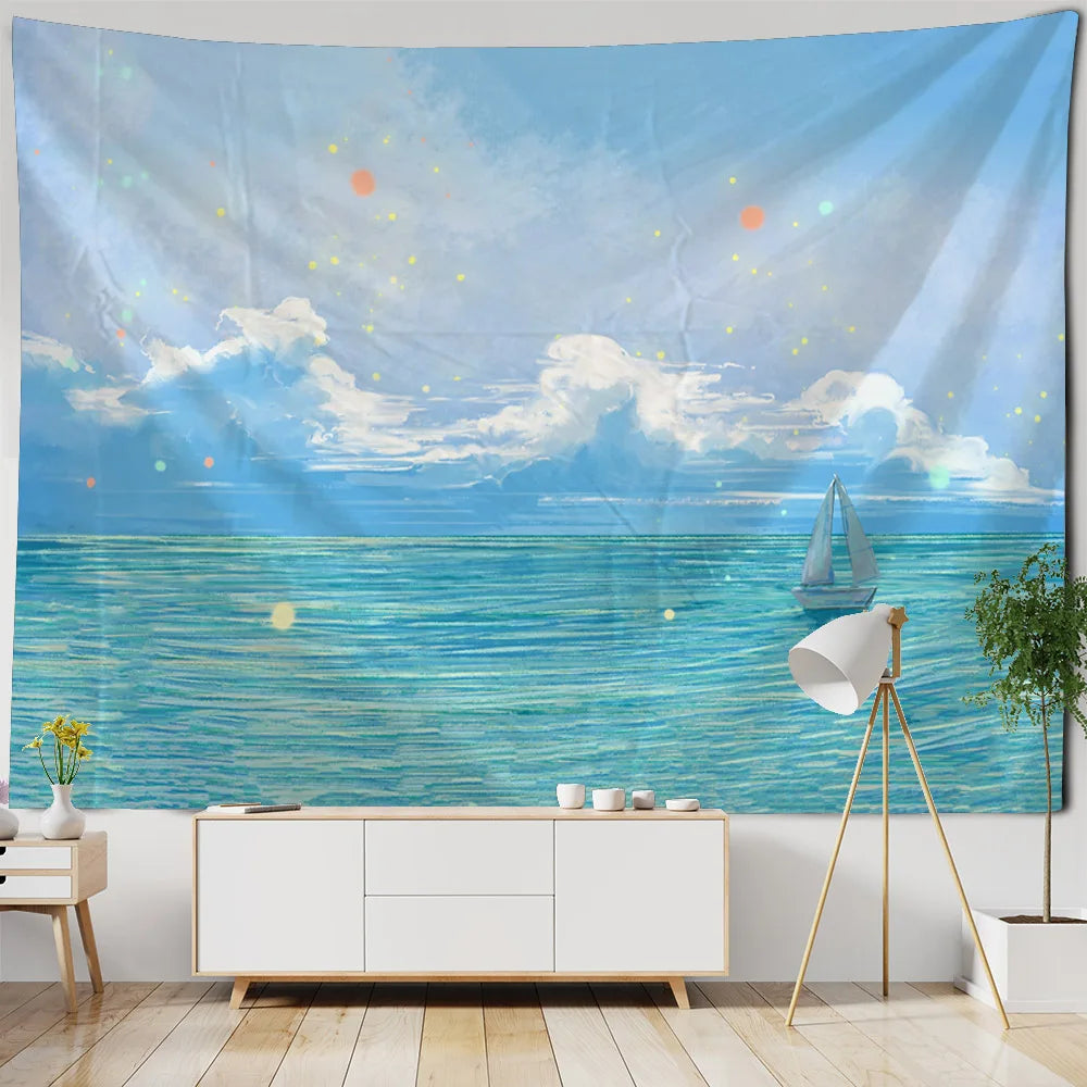 Cloudy Sky Tapestry-ToShay.org
