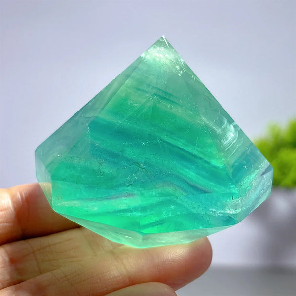 Rainbow Fluorite Diamond-ToShay.org