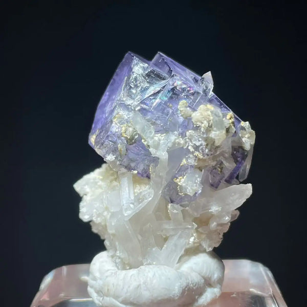 Purple Fluorite Mica Crystal-ToShay.org