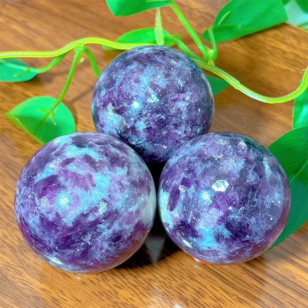 Purple Lepidolite Ball-ToShay.org