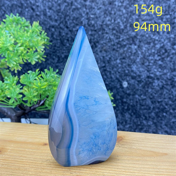 Blue Lace Agate Torch-ToShay.org