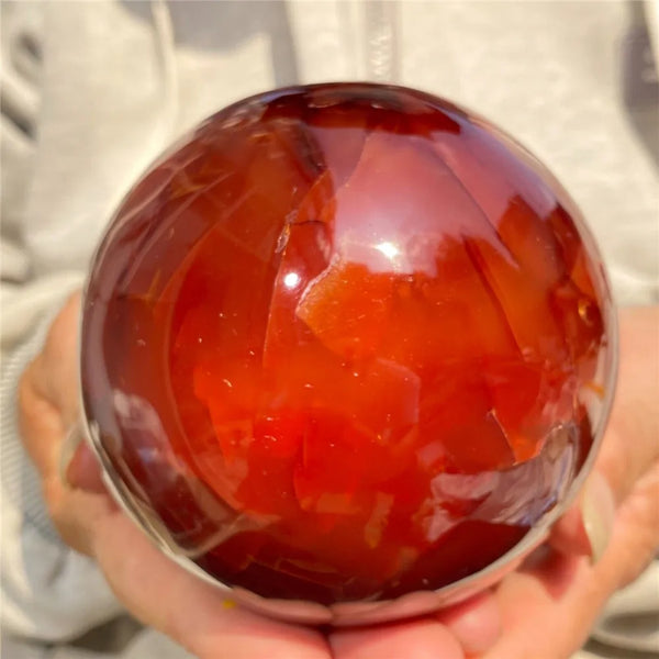 Red Carnelian Agate Ball-ToShay.org