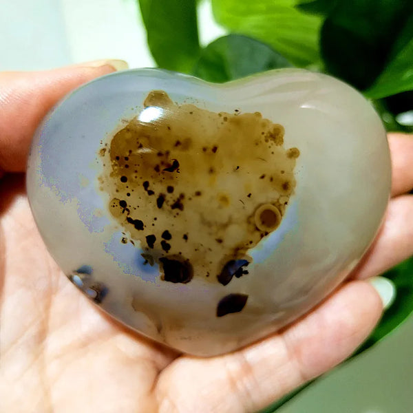 Green Moss Agate Heart-ToShay.org