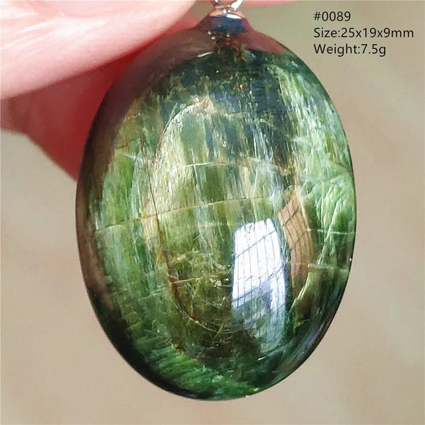 Green Diopside Pendant-ToShay.org