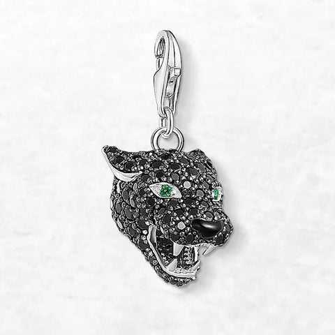 Black Silver Cat Pendant-ToShay.org