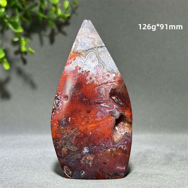 Red Agate Torch-ToShay.org