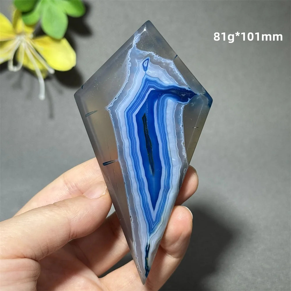 Blue Agate Diamond-ToShay.org