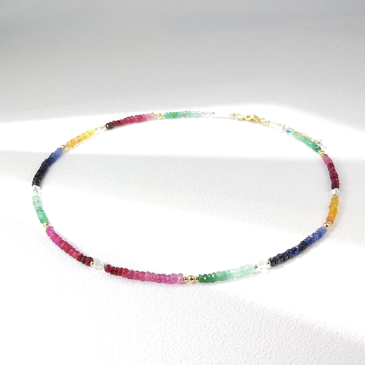 Rainbow Crystal Necklace-ToShay.org