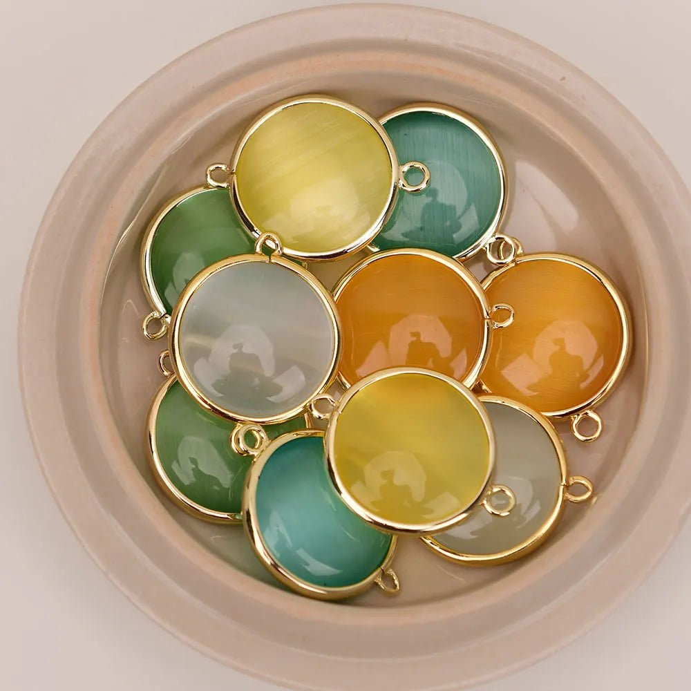 Mixed Cats Eye Charms-ToShay.org