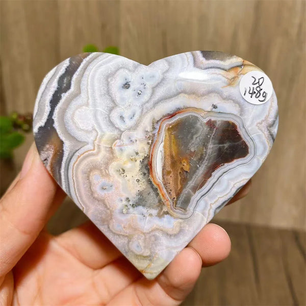 Red Agate Geode Hearts-ToShay.org