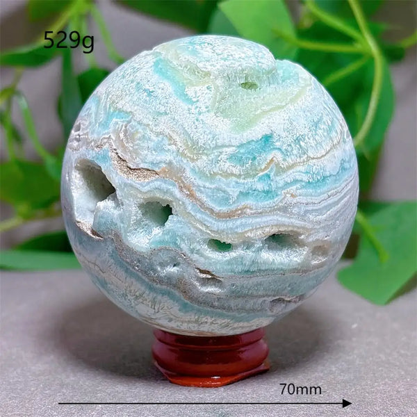 Blue Hemimorphite Ball-ToShay.org