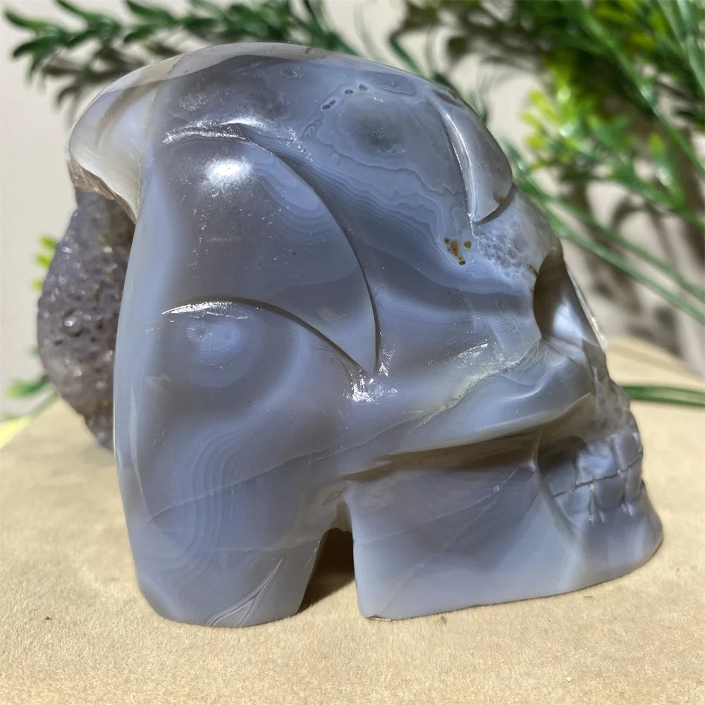 Purple Amethyst Quartz Skull-ToShay.org