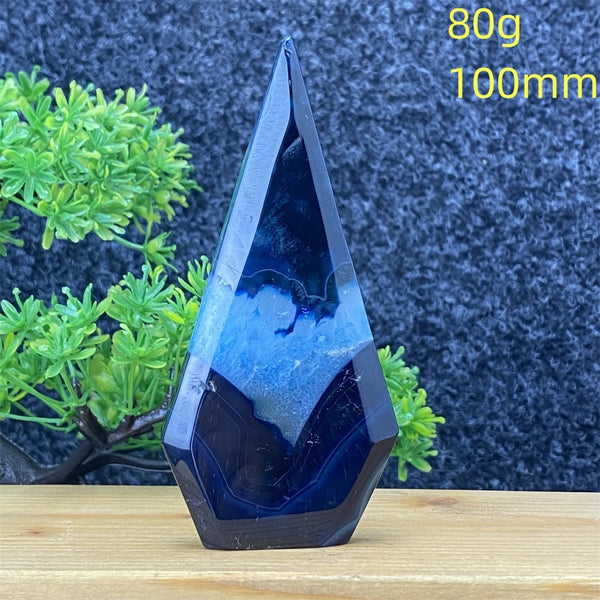 Blue Agate Torch-ToShay.org