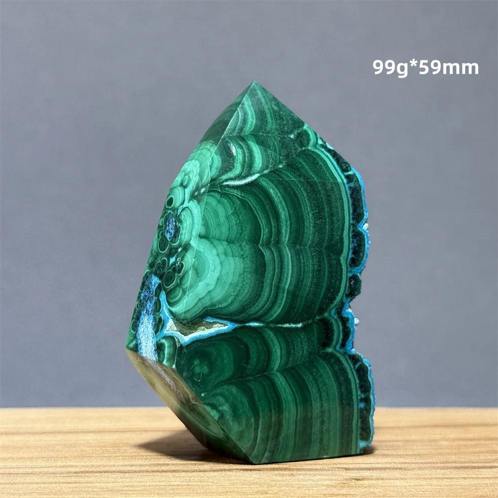 Blue Chrysocolla Tower-ToShay.org