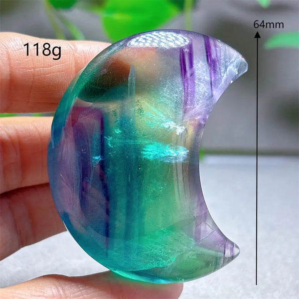 Rainbow Fluorite Moon-ToShay.org