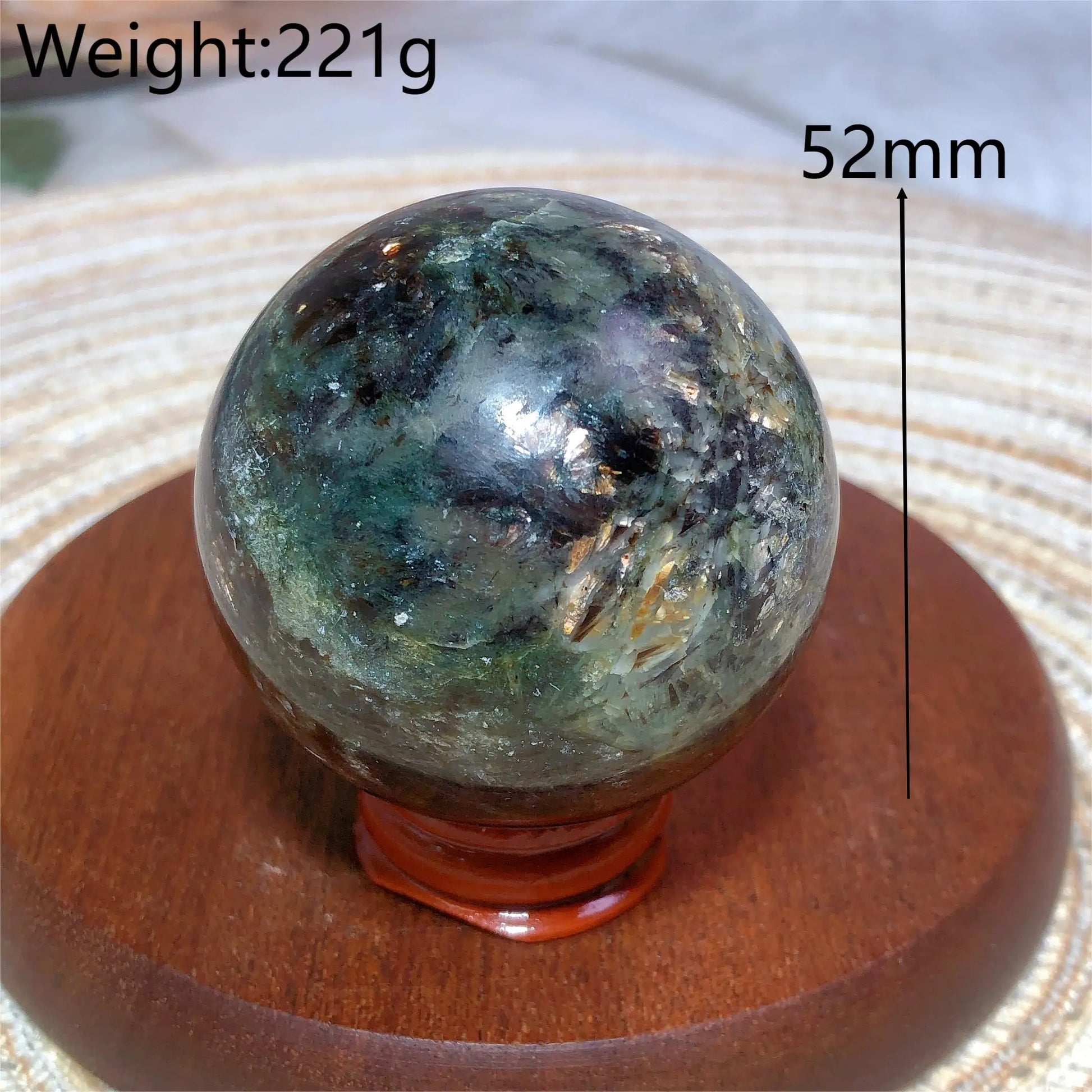 Gold Flash Phlogopite Balls-ToShay.org