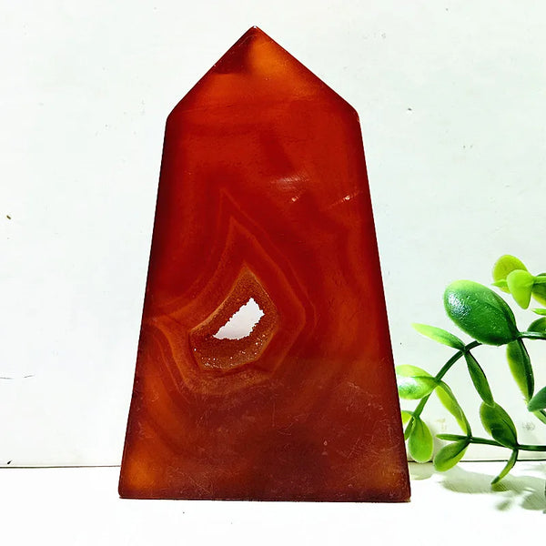 Red Agate Geode Tower-ToShay.org