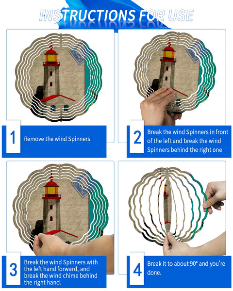 Lighthouse Wind Spinner-ToShay.org