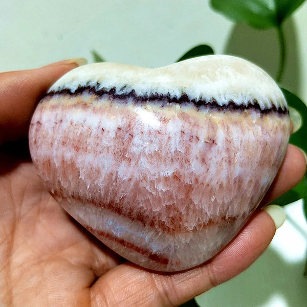 Red Striped Agate Heart-ToShay.org