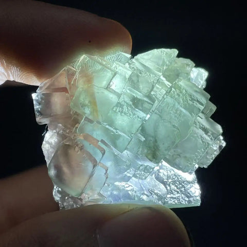 Blue Fluorite Pyrite Stones-ToShay.org