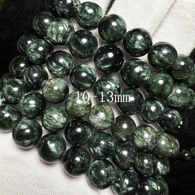 Green Feathers Seraphinite Bracelet-ToShay.org